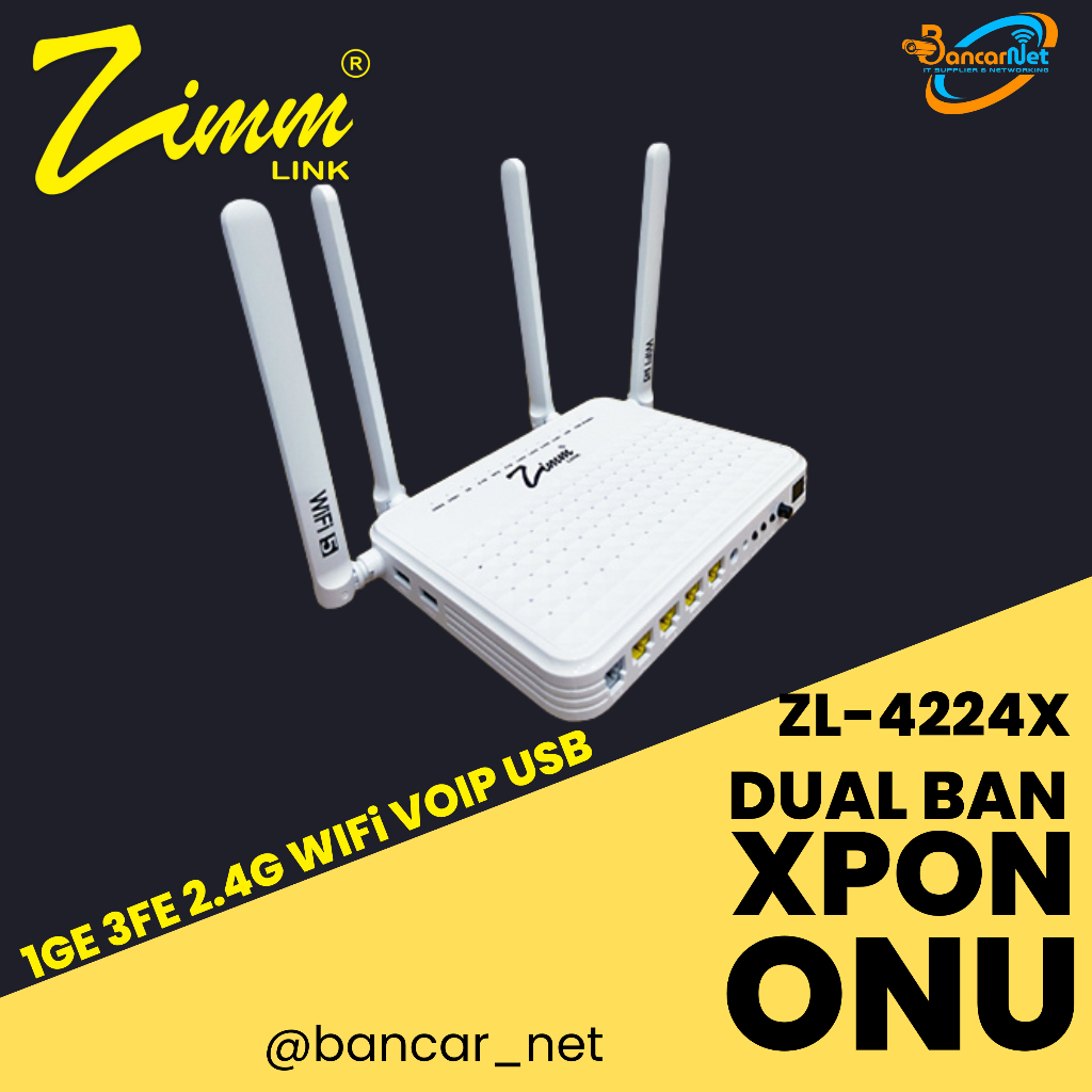 Zimmlink Xpon ZL-4224X DualBand