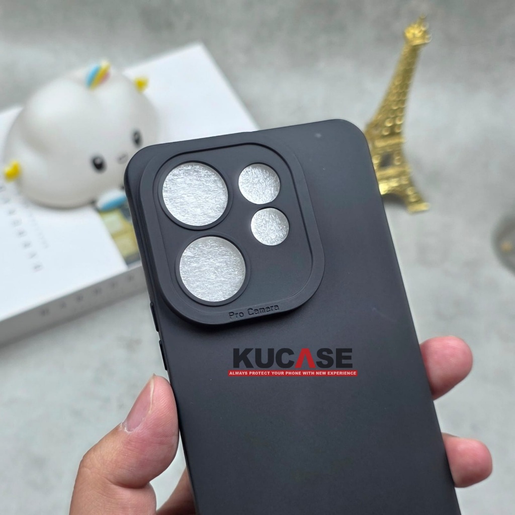 Redmi 15C Case Pro Kamera Warna Hitam softcase Macaron Redmi 15C