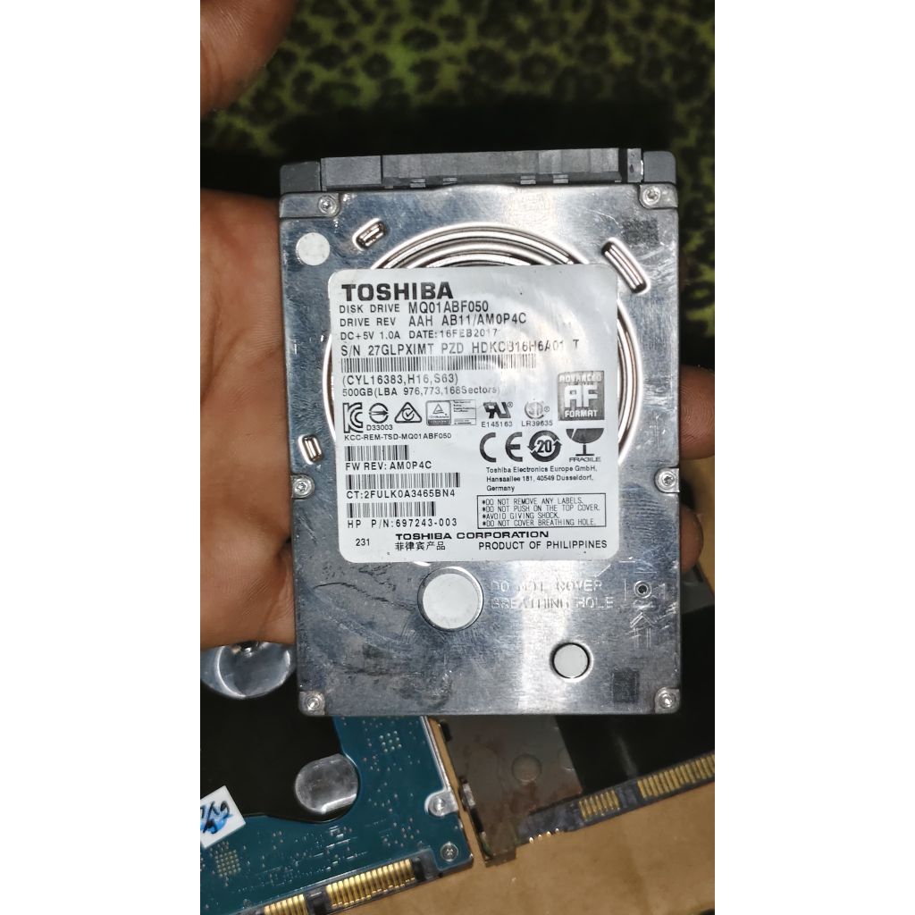 Hardisk Laptop 500GB 2.5 inc Hardisk Laptop 500GB SATA HDD Laptop 500GB SECOND Sentinel 100%