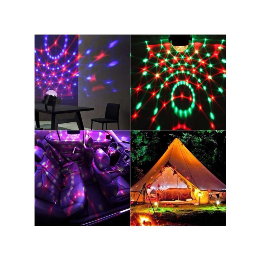 Lampu Proyektor Disco LED Lampu Kamar Warna