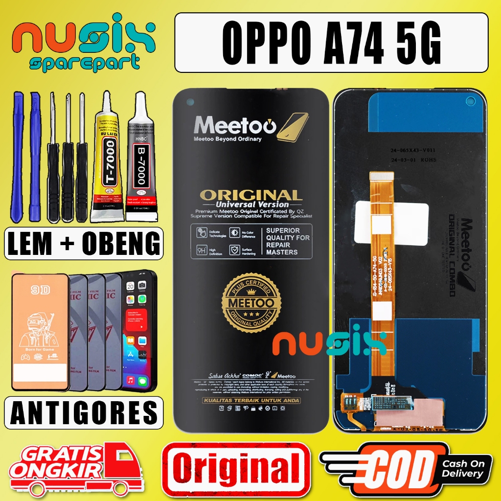 LCD TOUCHSCREEN OPPO A74 5G ORIGINAL FULLSET