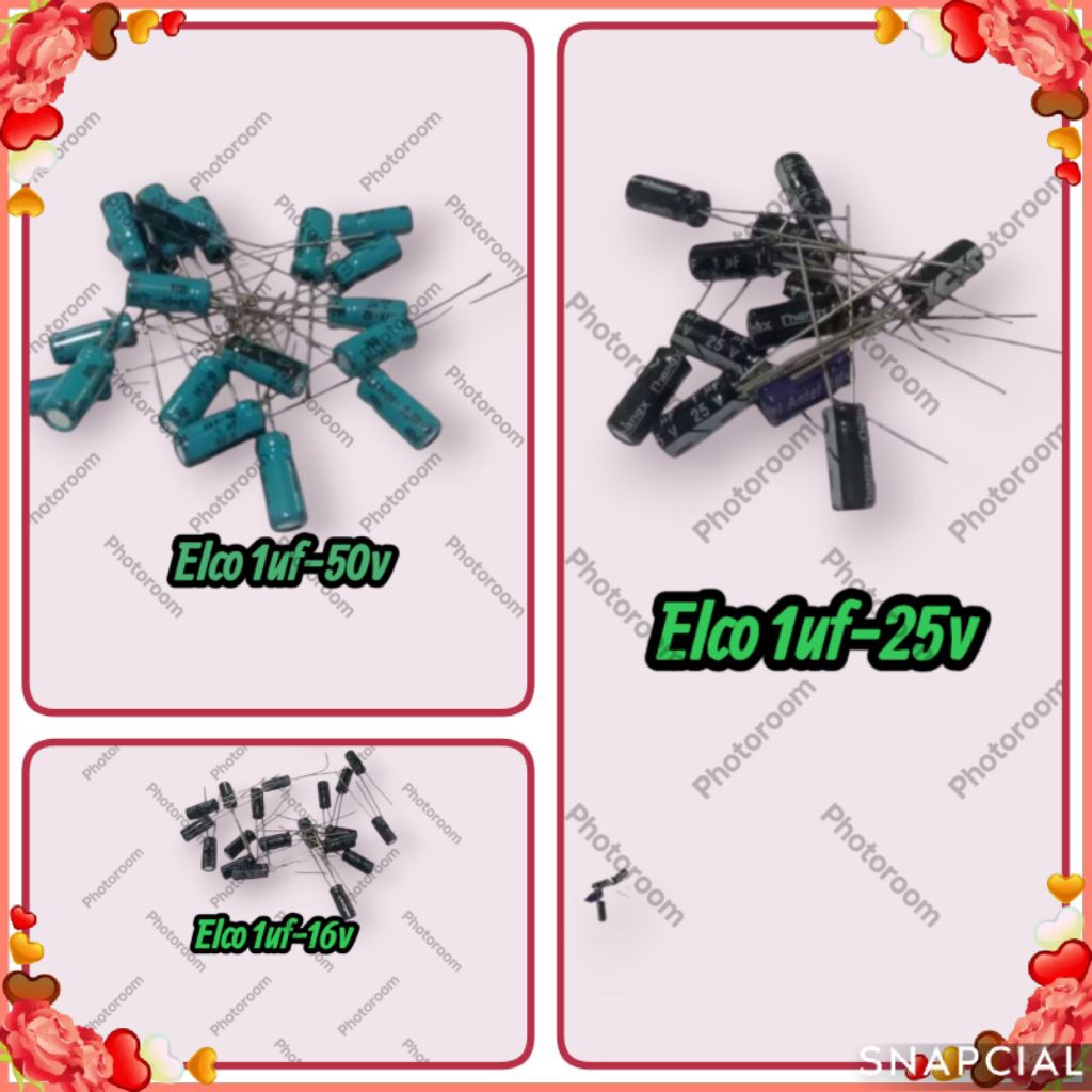 elco 1uf-16v,elco 1uf-25v,elco 1uf-50v