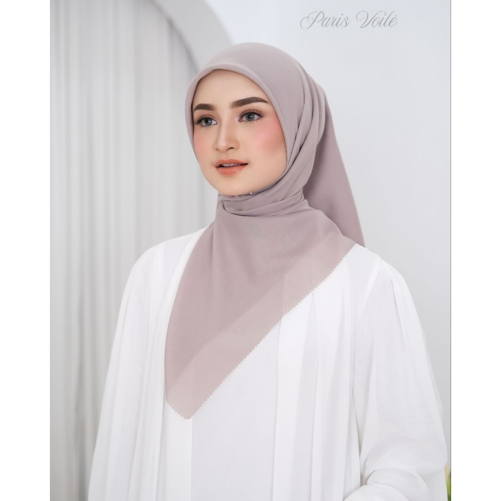 Elvania | Voile Paris Scarf | Hijab Segiempat Paris Voile