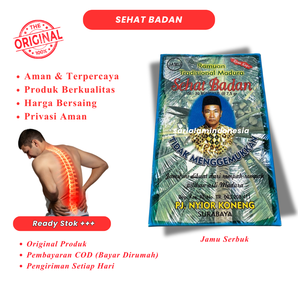 Jamu Sehat Badan Serbuk Original Pj. Nyior Koneng Rasa Kopi 30 Sachet