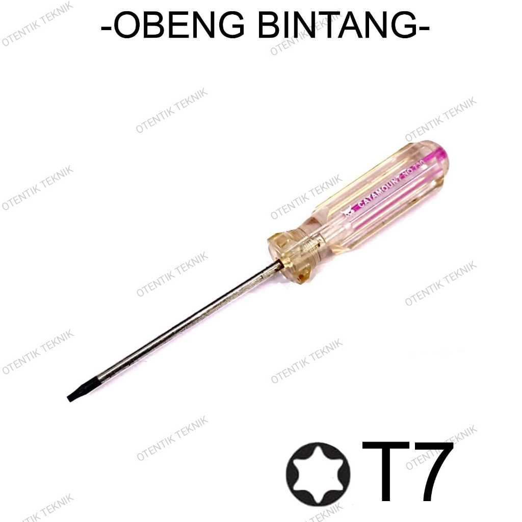 SALE CUCI GUDANG STOK LAMA OBENG MATA BINTANG T7 - TORX SCREWDRIVER T7