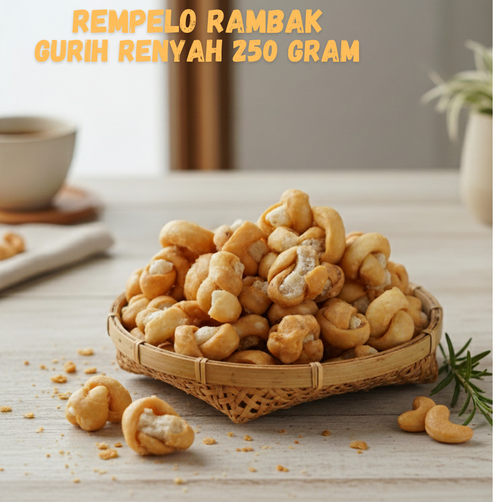 Camilan Rempelo Rambak Gurih Enak Renyah Khas Bantul Yogyakarta 250 Gram