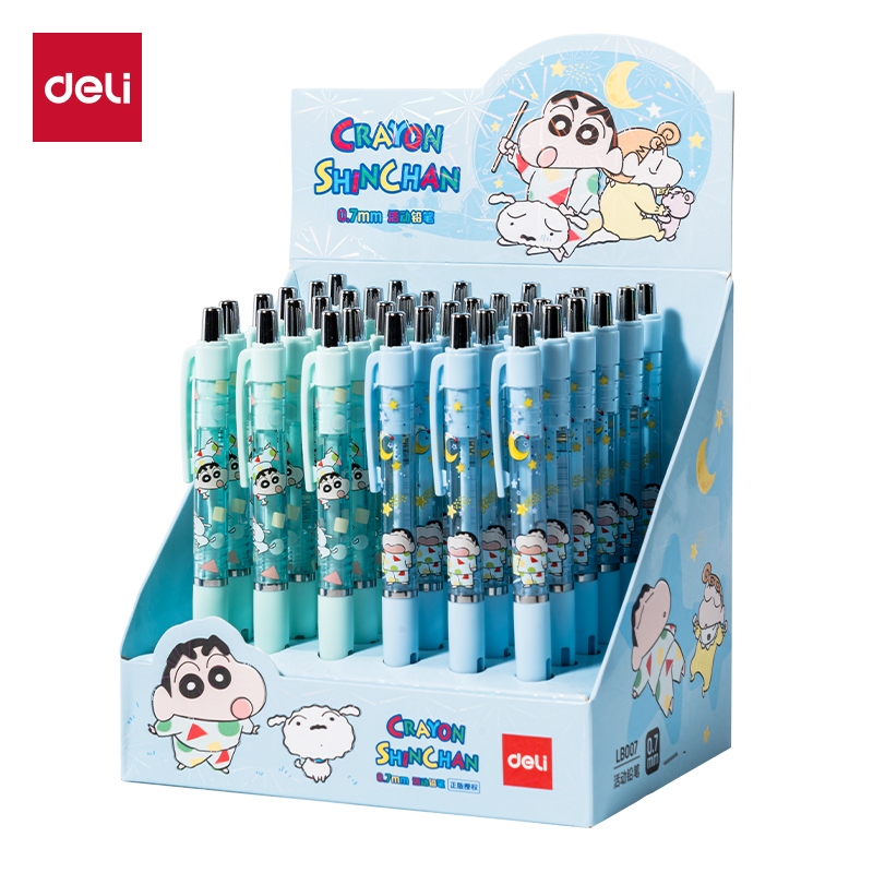 Deli x ShinChan Mechanical Pencil / Pensil Mekanik Besi 0.5mm Limited Edition LB00X