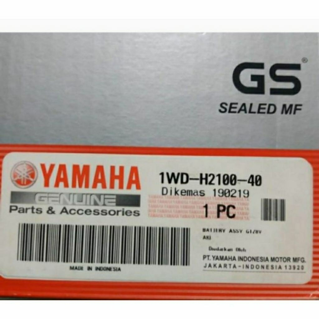 Battery Assy / Aki Yamaha Xmax, R25 Mf Kering Gtz8 Yamaha