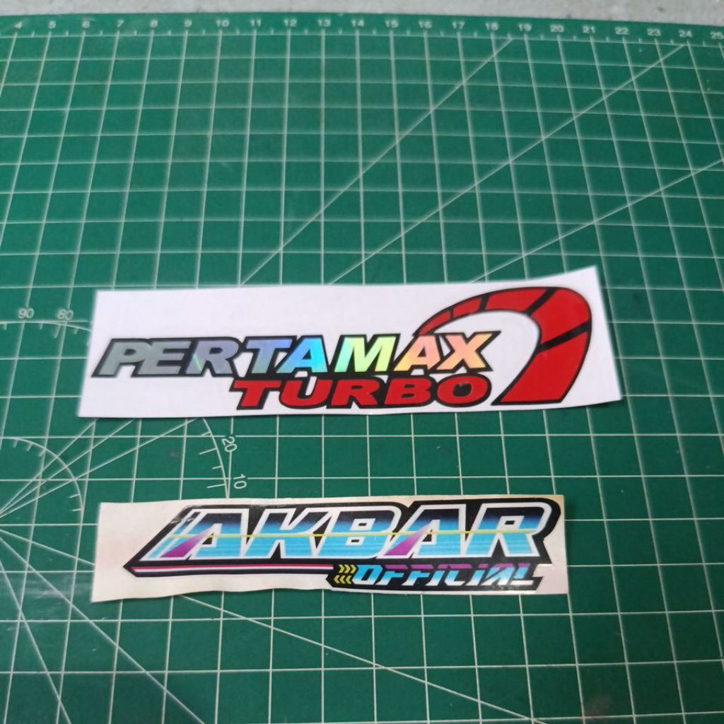 stiker cutting pertamax turbo
