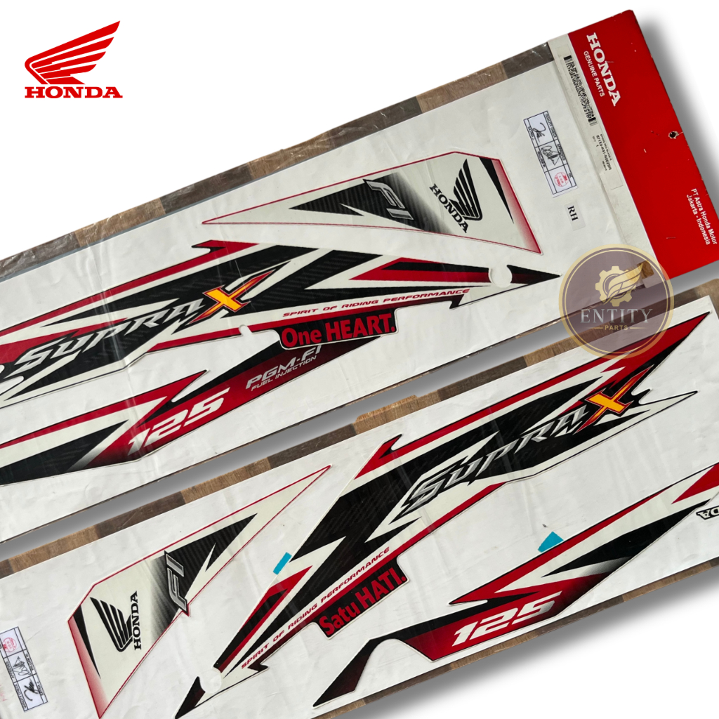 Honda Striping New Supra X 125 FI 2014 Original AHM NOS 871X0-K41