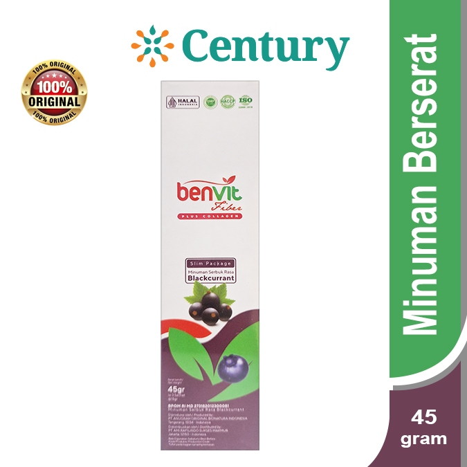 BENVIT FIBER +COLAGEN BLACKCURRANT R ISI 3 SASHEET / FIBER /MINUMAM / SERAT /