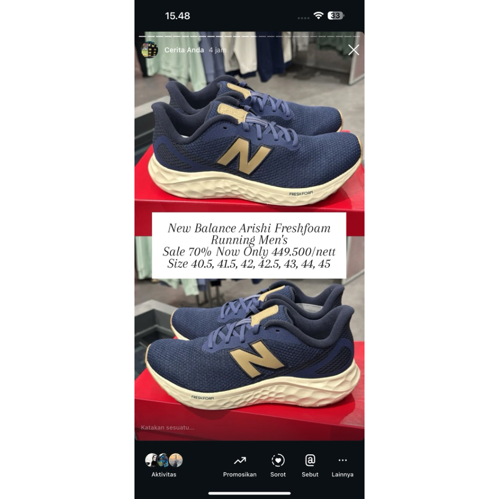 NB arishi FreshFoam Running Shoes