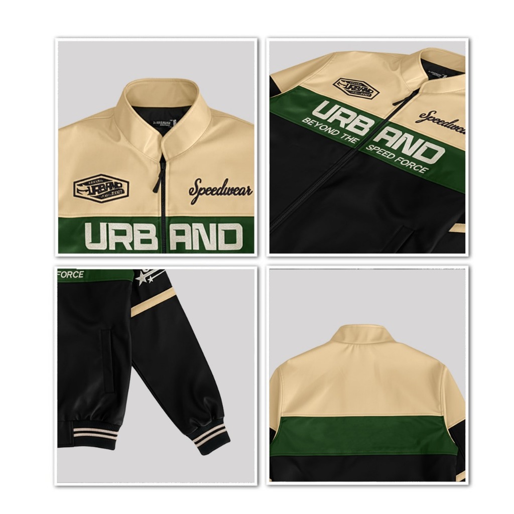 Best Deals X Urband Absolute Jaket Nascar Kulit Sintetis A619