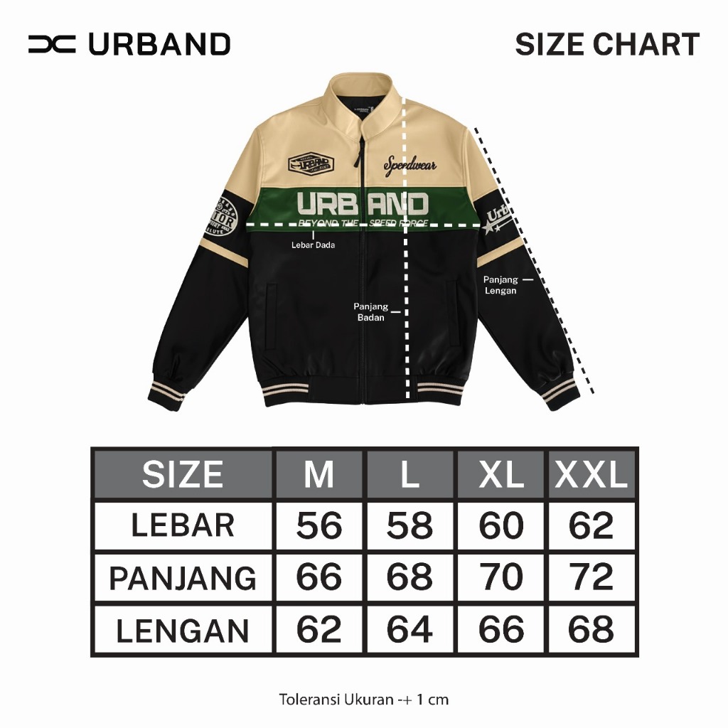 BEST DEALS X URBAND ABSOLUTE JAKET NASCAR KULIT SINTETIS A619