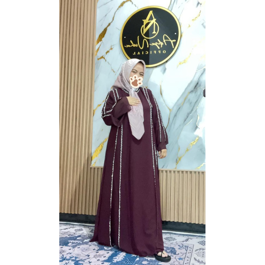 sabiya dress by adyanuha baju muslim kekinian.
