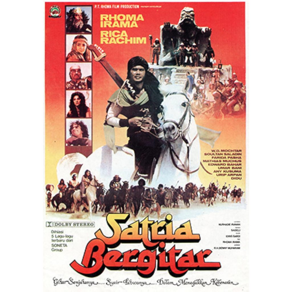 kaset dvd satria bergitar