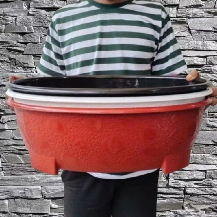 Pot bonsai oval 10, minimal 2 pcs panjang 50 cm, pot bonsai besar