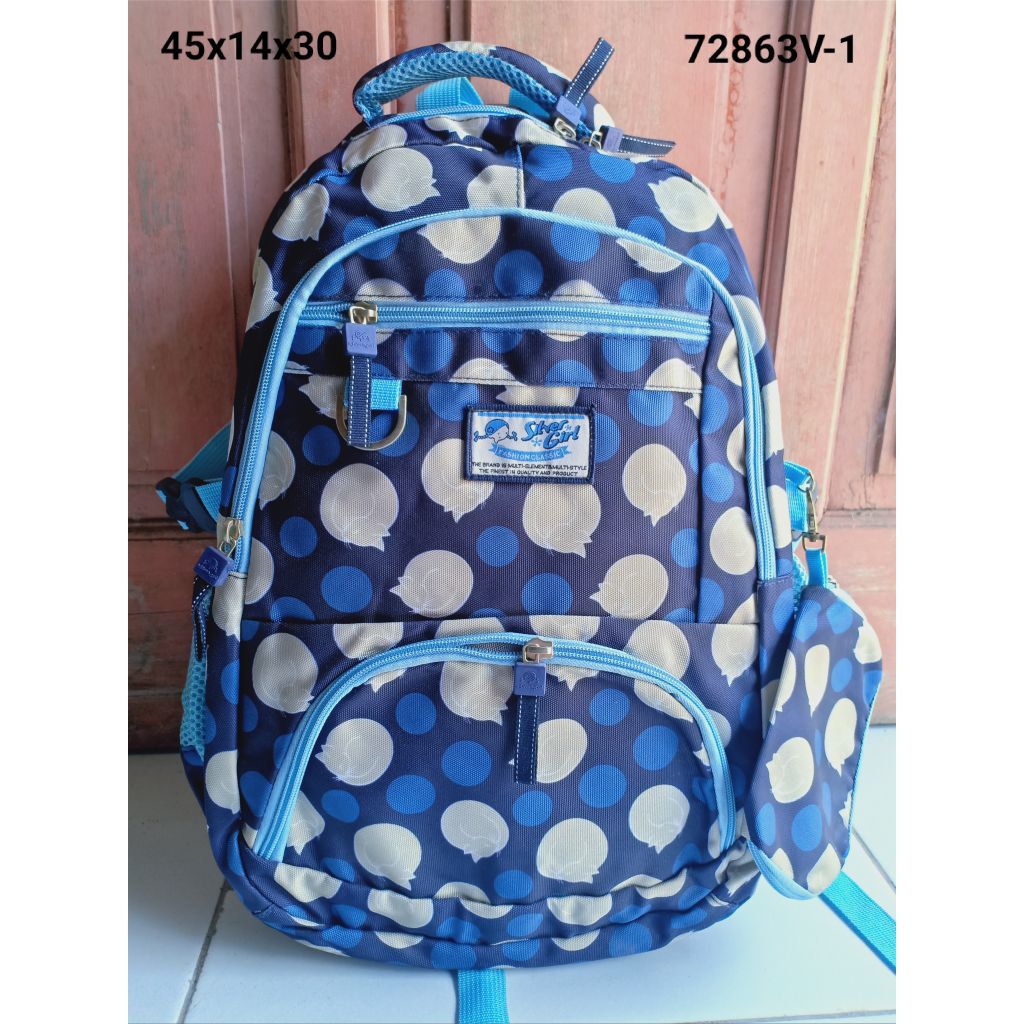 Tas Ransel Alto Silver Girl Anak Perempuan SD,SMP,SMA Terbaru