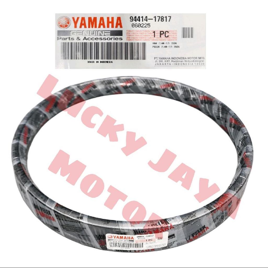 Vleg Velg Pelek Rim Jari Jari Ukuran 140x17 Hitam Kilat Black Original Yamaha 94414-17817 Vega RR Ve