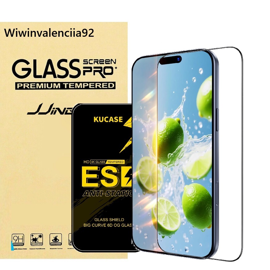 Tempered ESD STATIC CLEAR iPhone 17 Pro Max 17 Air 16 16E 11 15 11Pro 11Promax 12 Pro 15PRO 13 13Pro
