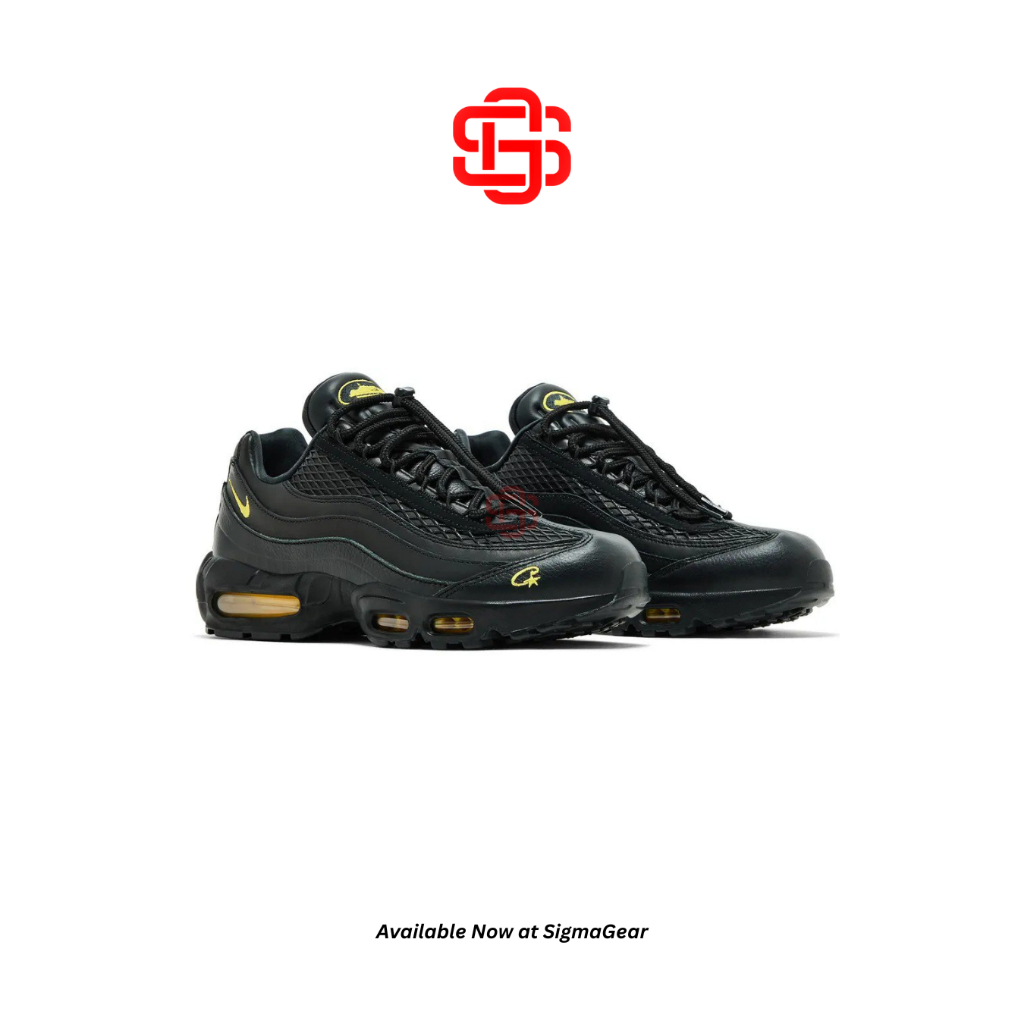 Sigma Gear - Sepatu Airmax 95 Honey Black Sneakers Authentic