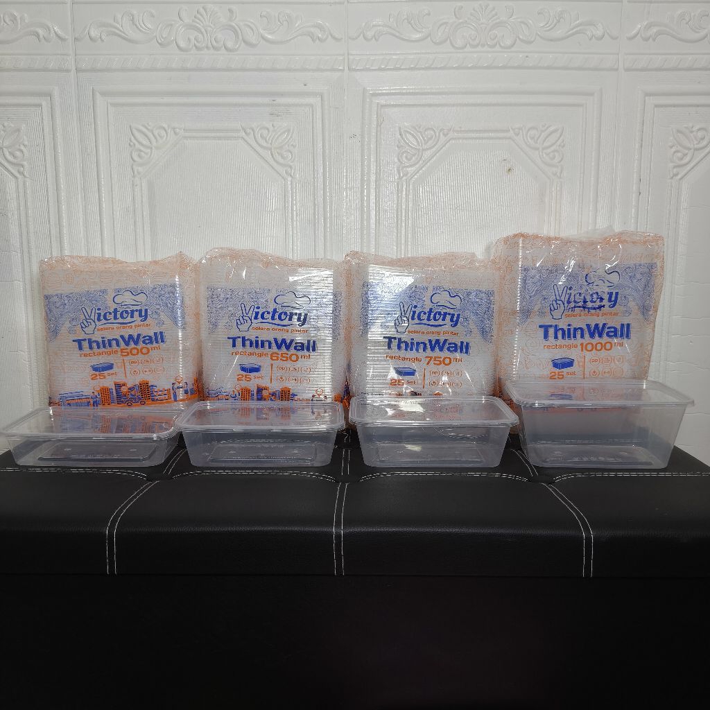 THINWALL box rectangle / box makanan