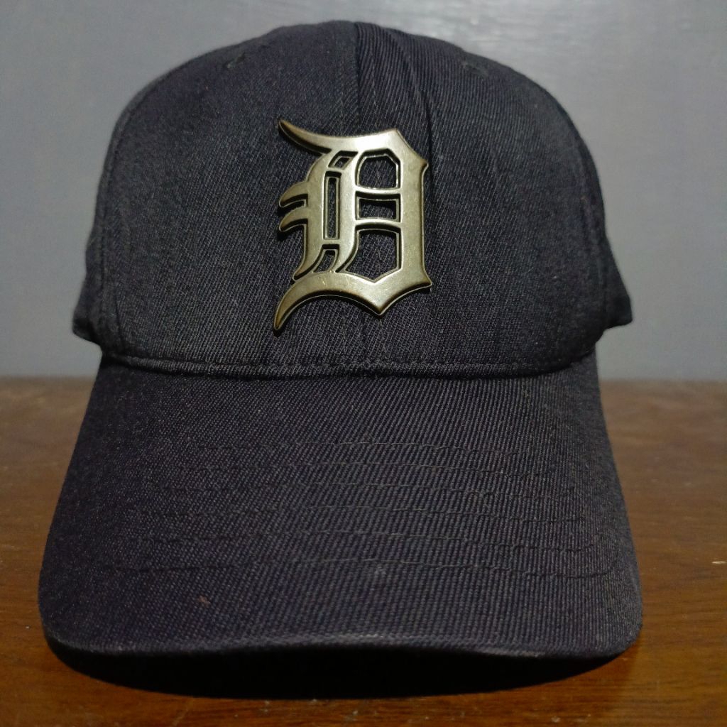 Topi Baseball MLB Detroit Tigers Second Bisbol Cap Logo D
