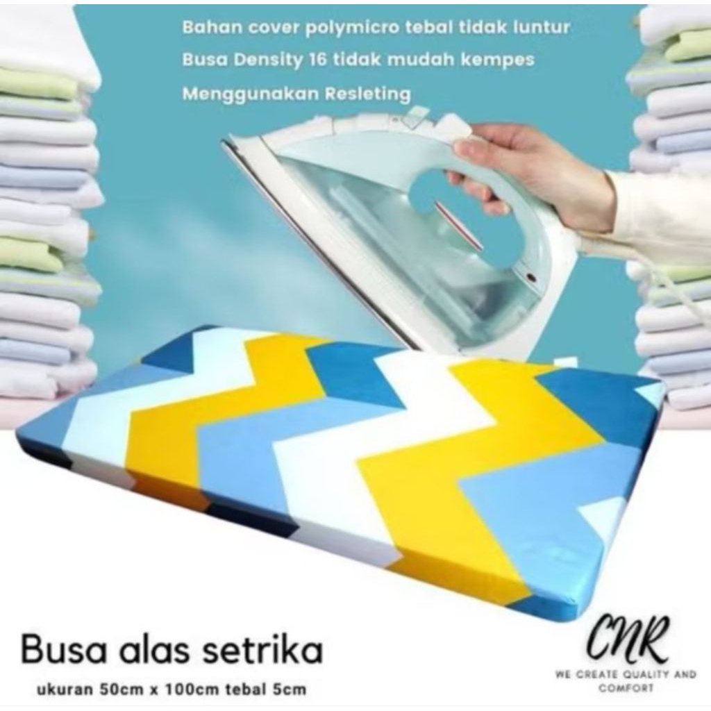 Alas setrika Busa setrika Tebal Lapisan Gosokan Laundry Busa