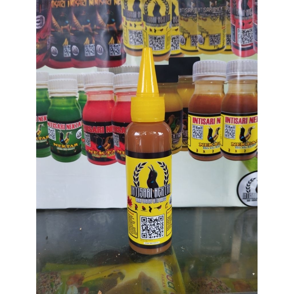 INTISARI NEKTAR Botol Corong Coklat