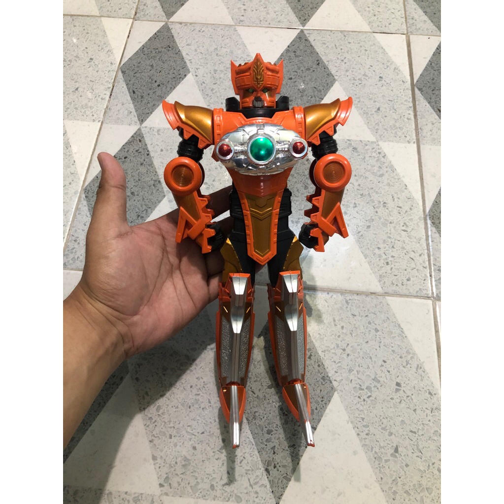 Mainan jadul dx megazord zuban boukenger bootleg
