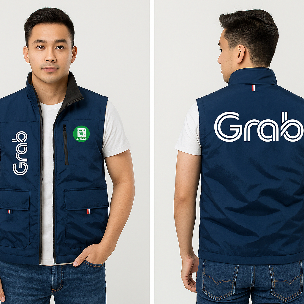 Rompi Grab | Jaket Grab | Rompi Ojol Grab | Jaket Driver Grab