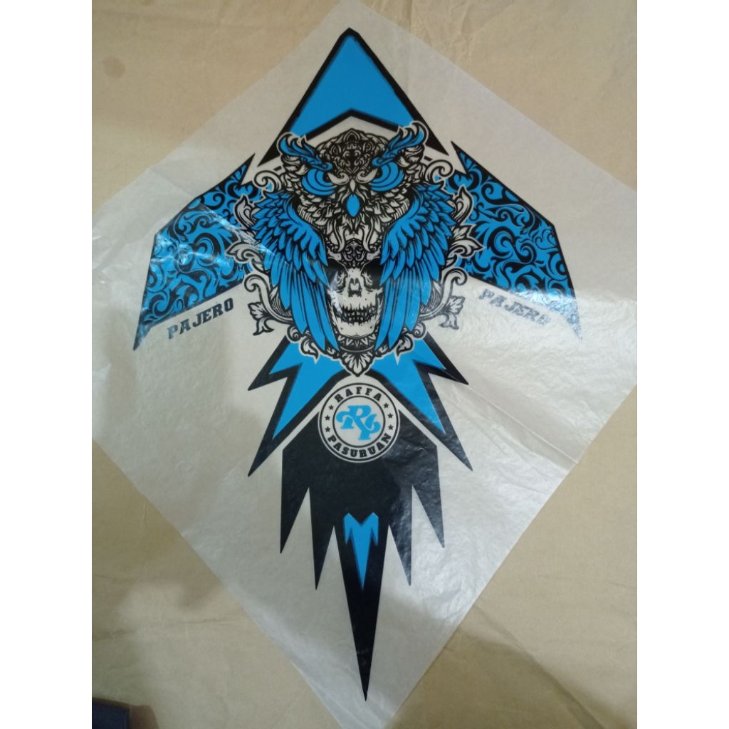 KERTAS SABLON LAYANGAN 2 WARNA(hanya kertas/bukan layangan jadi)