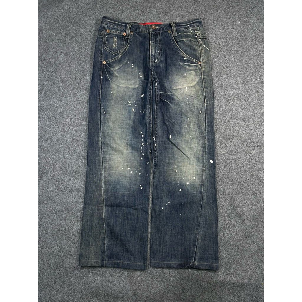 Celana jeans DOHC semi fading second