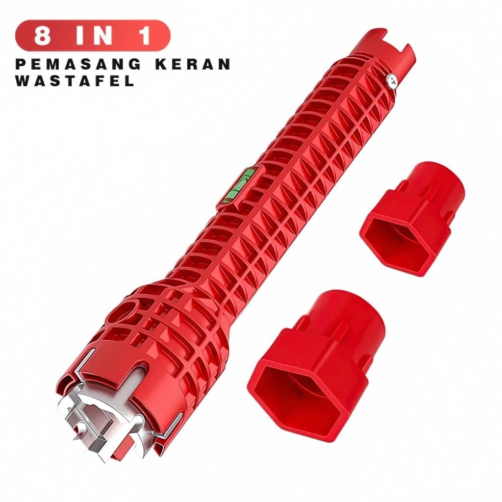 Kunci Pas Wastafel Faucet Sink Installer Soket Keran Pipa Air|Kunci Pas 8in1 Keran Air Wastafel Cuci