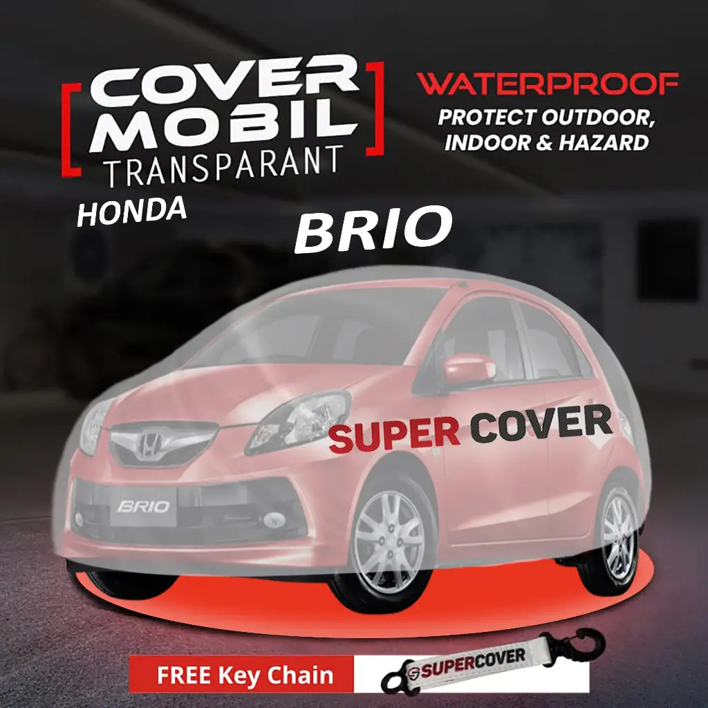 Super Cover Sarung Mobil Plastik Honda Brio Waterproof
