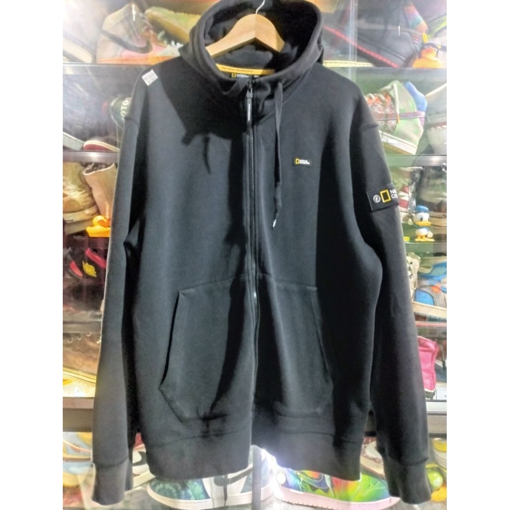 HOODIE ZIPP NATIONAL GEOGRAPHIC PATCH