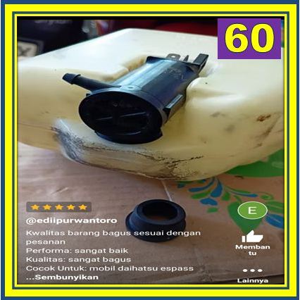Karet motor wiper daihatsu espass / seal motor wiper zebra espas / sil karet motor wiper espas / sea