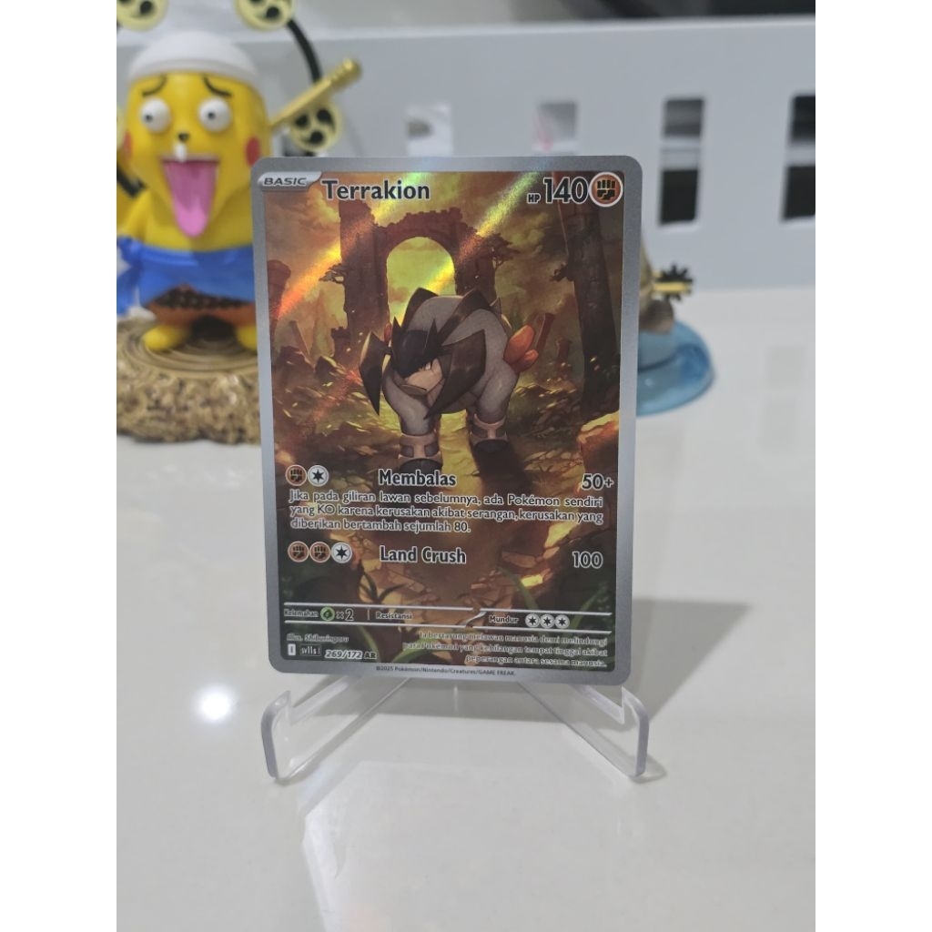 Kartu Terrakion AR 269/172 Pokemon TCG Indonesia