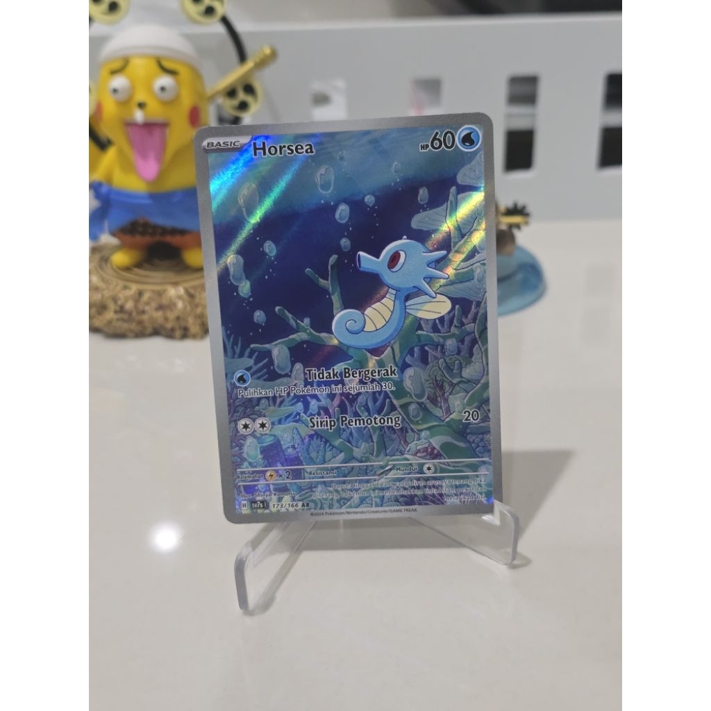 Kartu Horsea AR 173/166 Pokemon TCG Indonesia