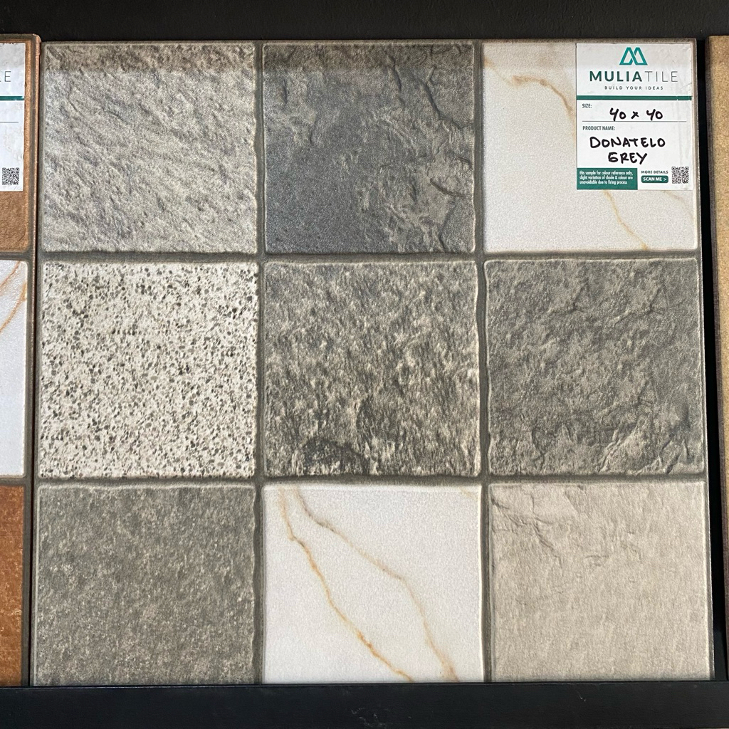 Keramik 40x40 Donatello Grey Mulia