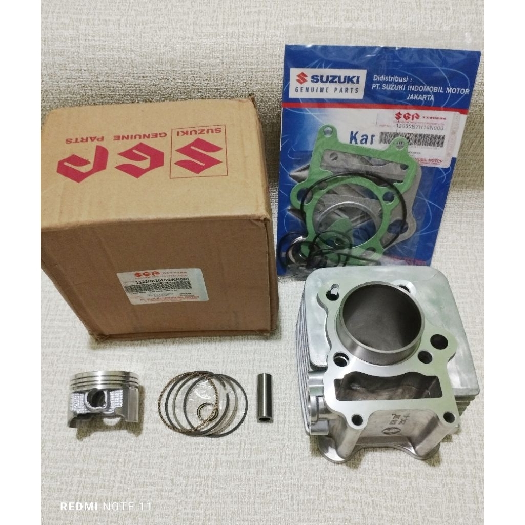 BLOK BLOCK SEHER KOMPLIT+TOPSET SHOGUN 125 LAMA, SHOGUN 125 FL/RR (BLOK+TOPSET)