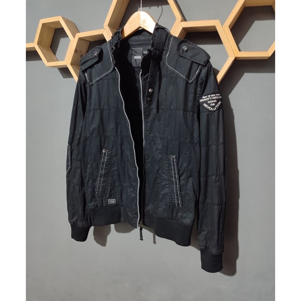 JACKET DOHC REVOLUTION HITAM