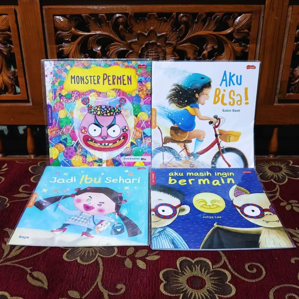 Paket Buku Cerita Dongeng Anak Seri Funtastic M&C Ilustrasi dan Gambar Menarik dan Berwarna 1-28 Kon