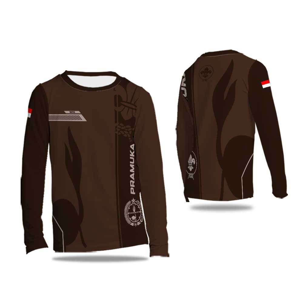 Kaos Pramuka Anak Baju Pramuka Anak Baju Pramuka lengan panjang Kaos Baju Jersey Pramuka Keren