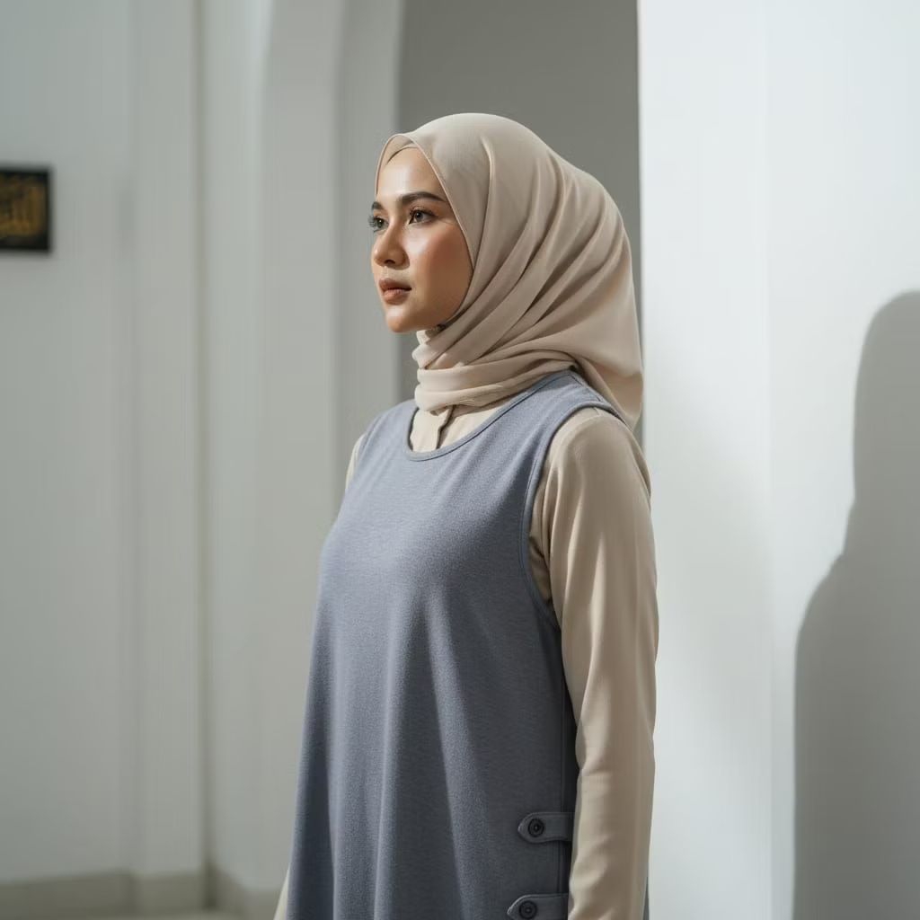 Outer Wanita Polos Tanpa LenganOUTER PLAIN ROMPI WANITA BAHAN BEBYTERY / CARDIGAN WANITA / OUTWEAR R