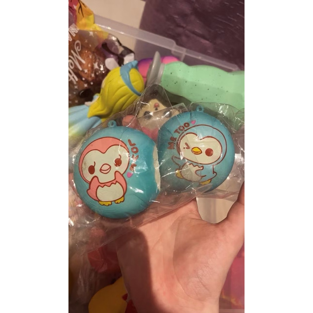 Ibloom sharebread penguin squishy