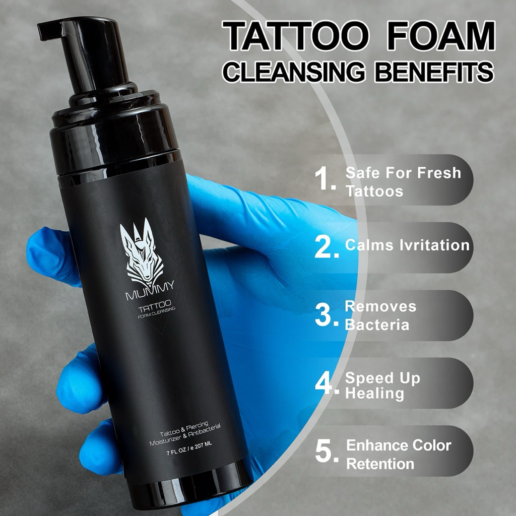 MUMMY TATTOO FOAM CLEANSING