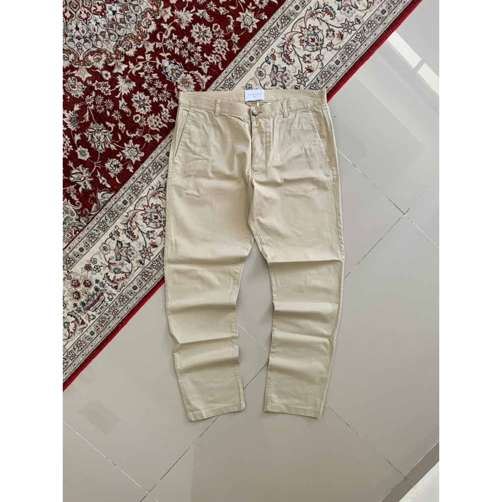 Sandro Paris Twill Cotton Chino Pants