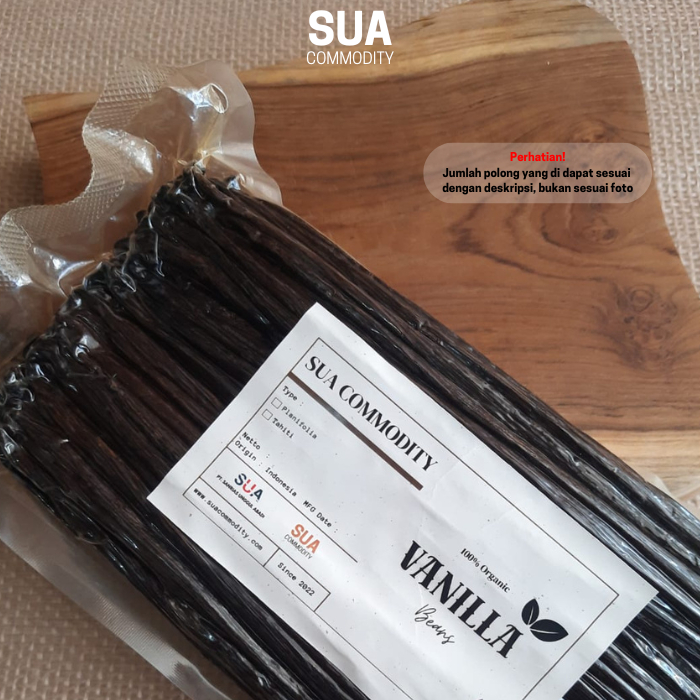 Vanilla Beans Planifolia Premium - Gourmet Vanilla - 10 gram