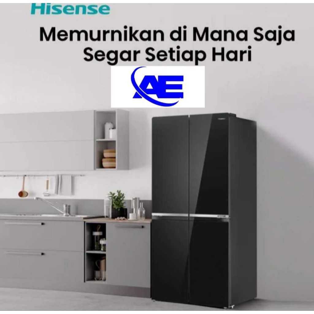 KULKAS HISENSE 4 PINTU KACA RQ-556N4IBU